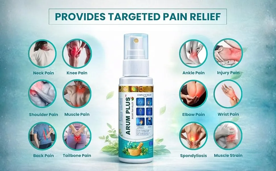 Arum Plus Spray: The Best Herbal Pain Relief for Muscle & Joint Pain