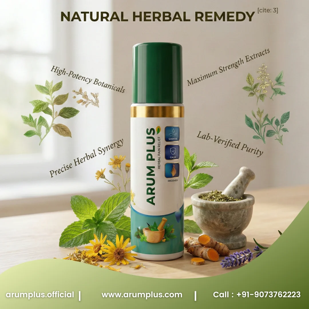 Discover Natural Relief with ARUM PLUS Herbal Spray